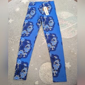 Floral Blue Women's Leggings
